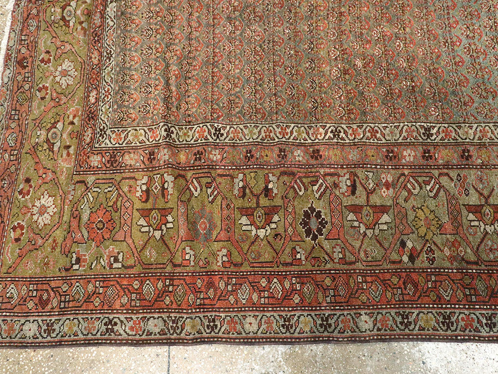Vintage Persian Malayer Carpet, No.23172 - Staging