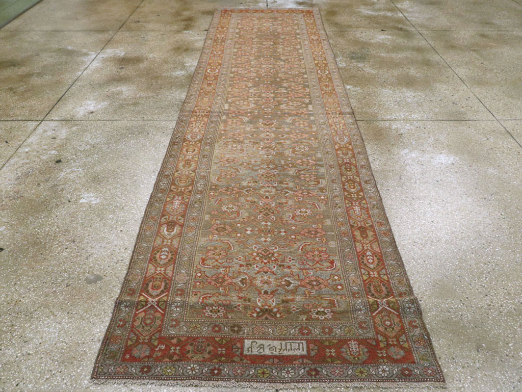 Antique Persian Kurdish Runner, No.23178 - Staging