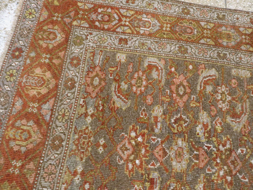 Antique Persian Kurdish Runner, No.23178 - Staging