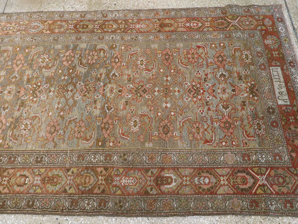 Antique Persian Kurdish Runner, No.23178 - Staging