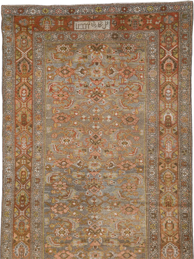 Antique Persian Kurdish Runner, No.23178 - Staging