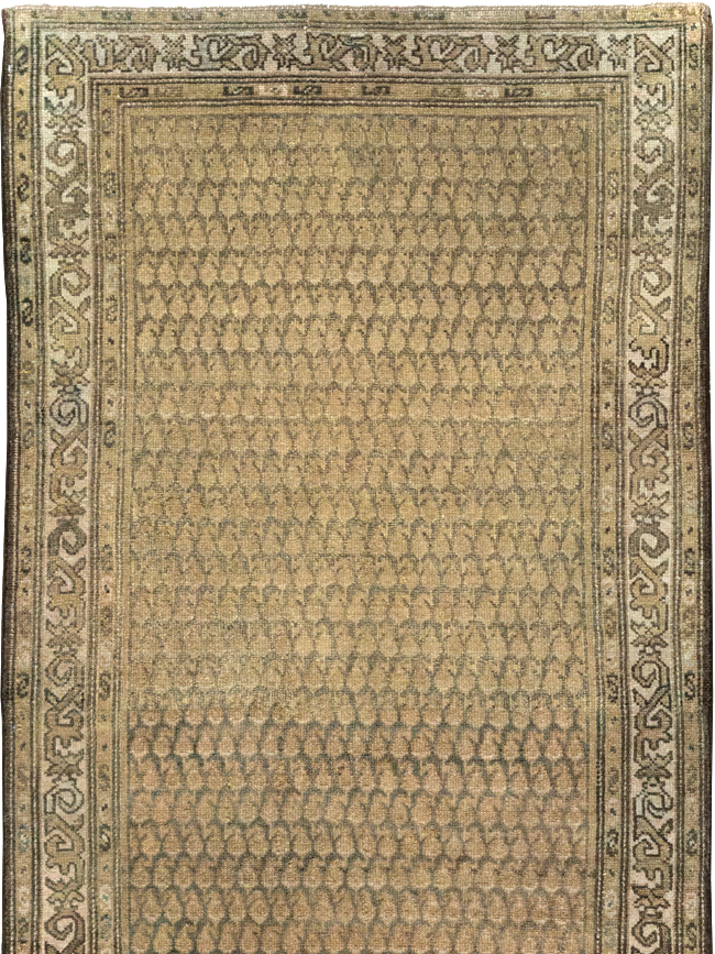 Vintage Persian Malayer Runner, No.23179 - Staging