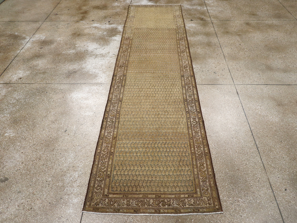 Vintage Persian Malayer Runner, No.23179 - Staging