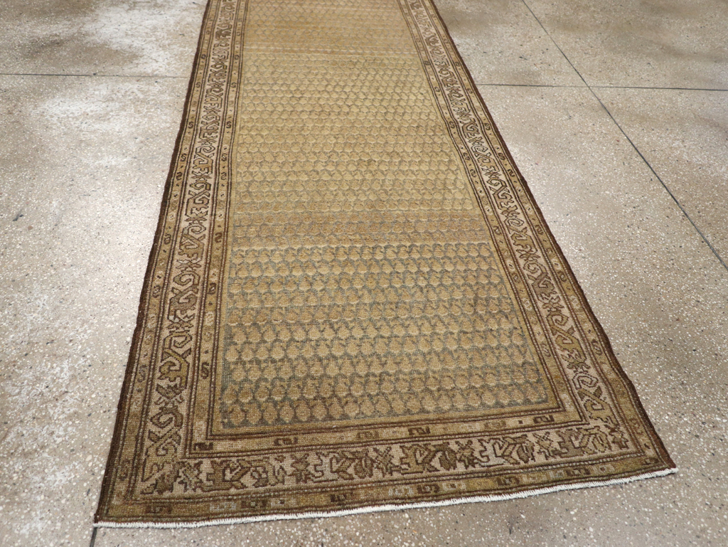 Vintage Persian Malayer Runner, No.23179 - Staging