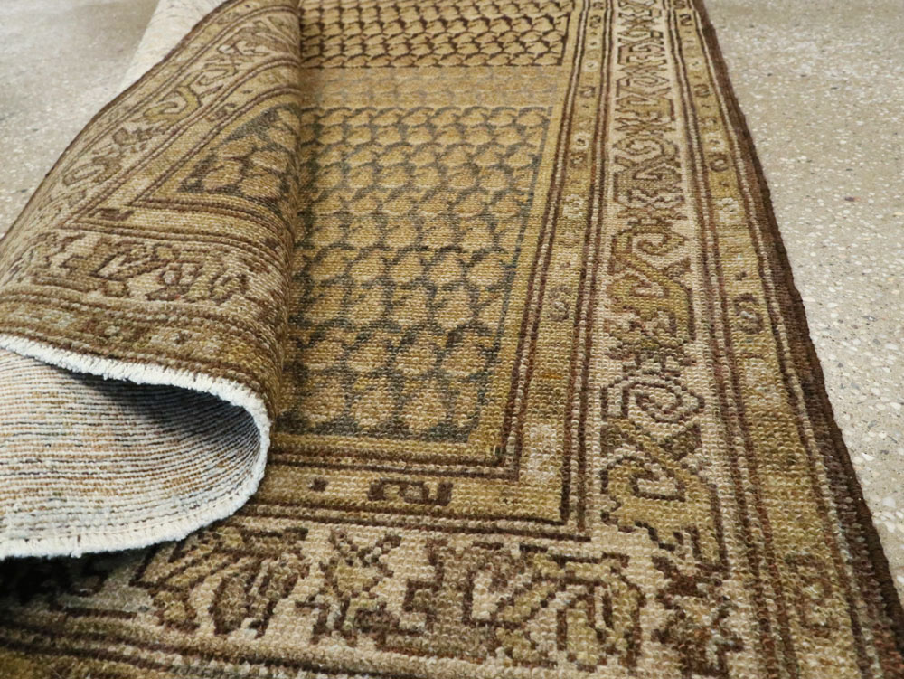 Vintage Persian Malayer Runner, No.23179 - Staging