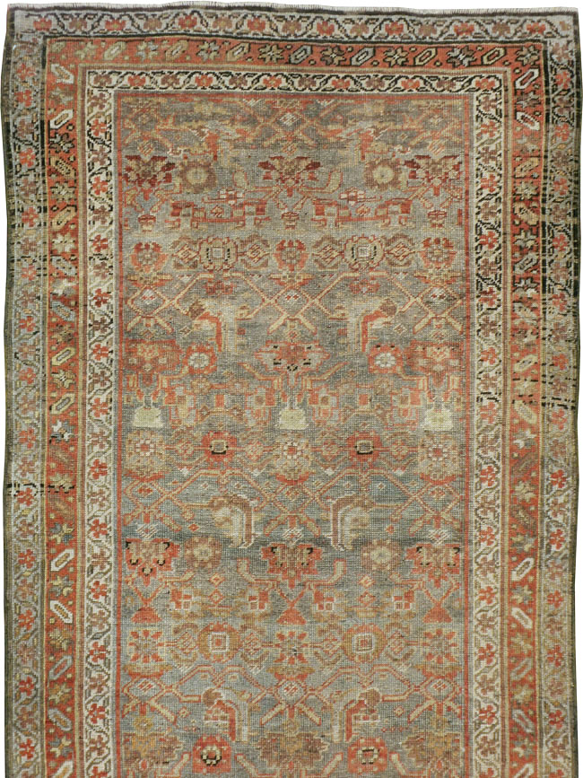 Antique Persian Kurdish Runner, No.23181 - Staging
