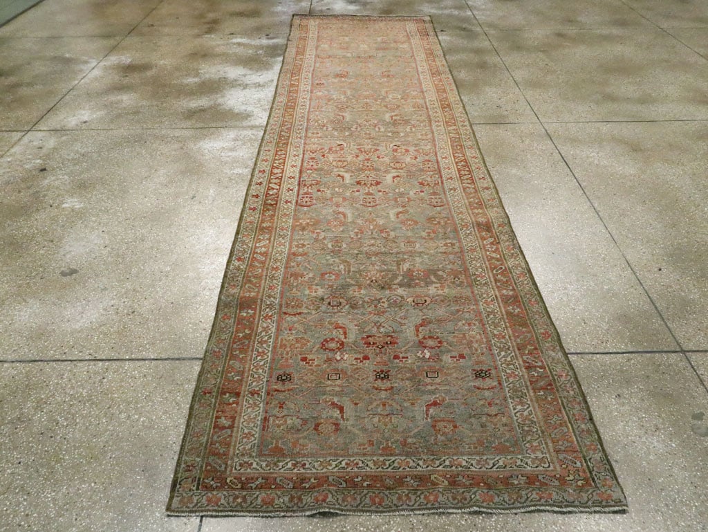 Antique Persian Kurdish Runner, No.23181 - Staging