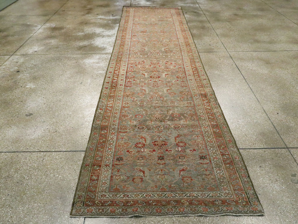 Antique Persian Kurdish Runner, No.23181 - Staging