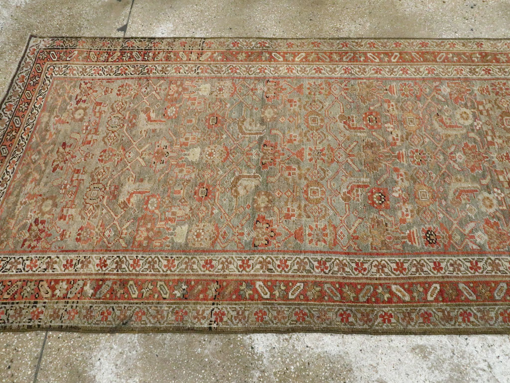 Antique Persian Kurdish Runner, No.23181 - Staging