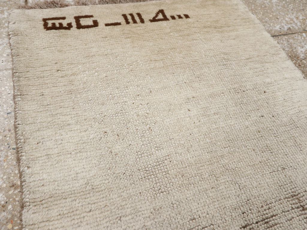 Vintage Persian Gabbeh Rug, No.23186 - Staging