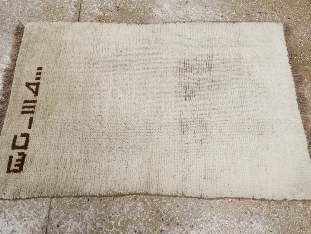 Vintage Persian Gabbeh Rug, No.23186 - Staging