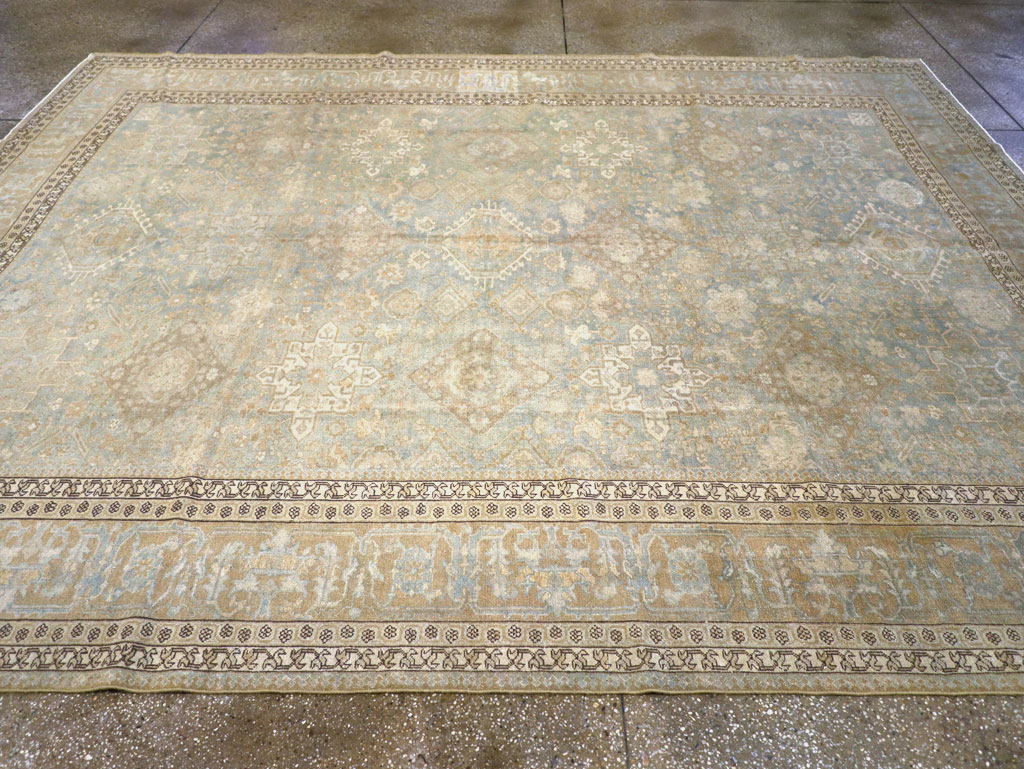 Antique Persian Malayer Carpet, No.23189 - Staging
