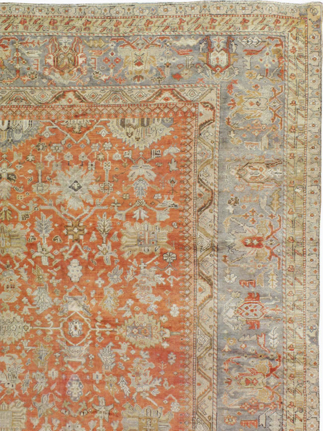 Antique Turkish Ghiordes Carpet, No.23192 - Staging