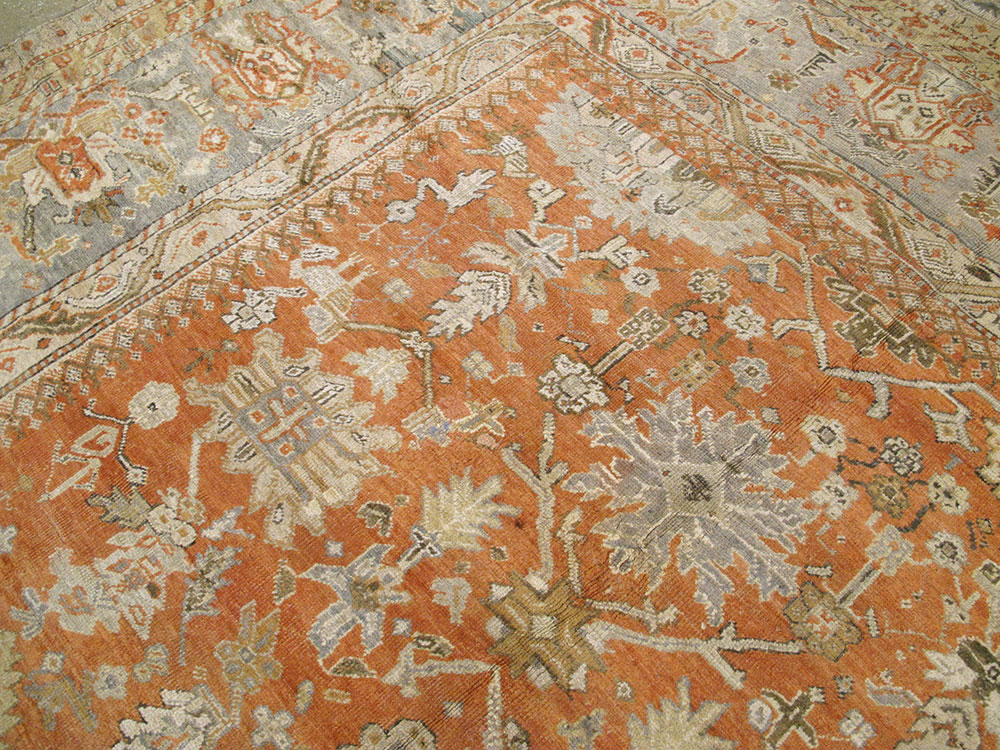 Antique Turkish Ghiordes Carpet, No.23192 - Staging