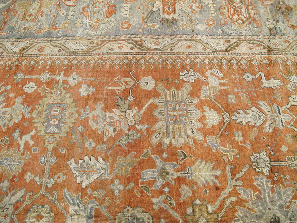 Antique Turkish Ghiordes Carpet, No.23192 - Staging
