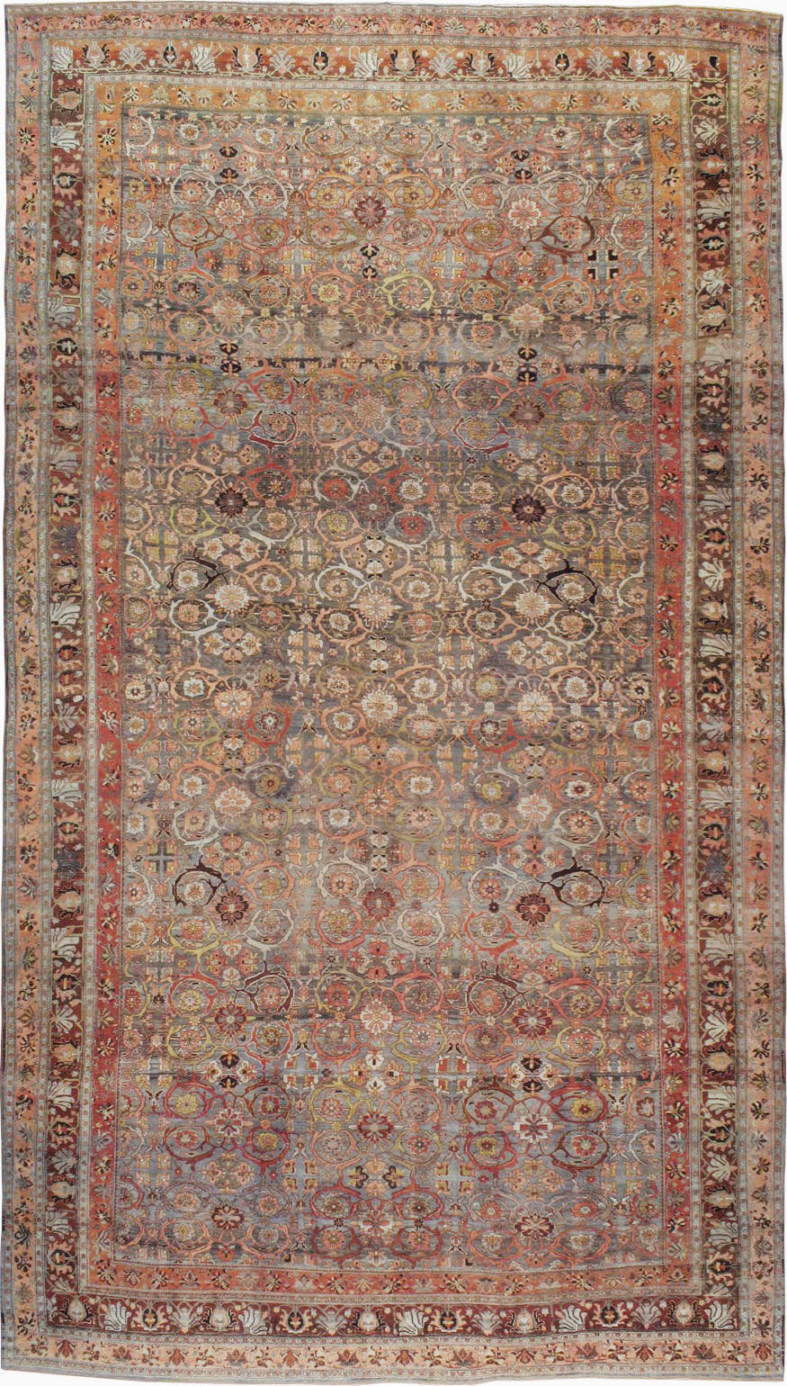 Antique Persian Bidjar Carpet, No.23196 - Staging