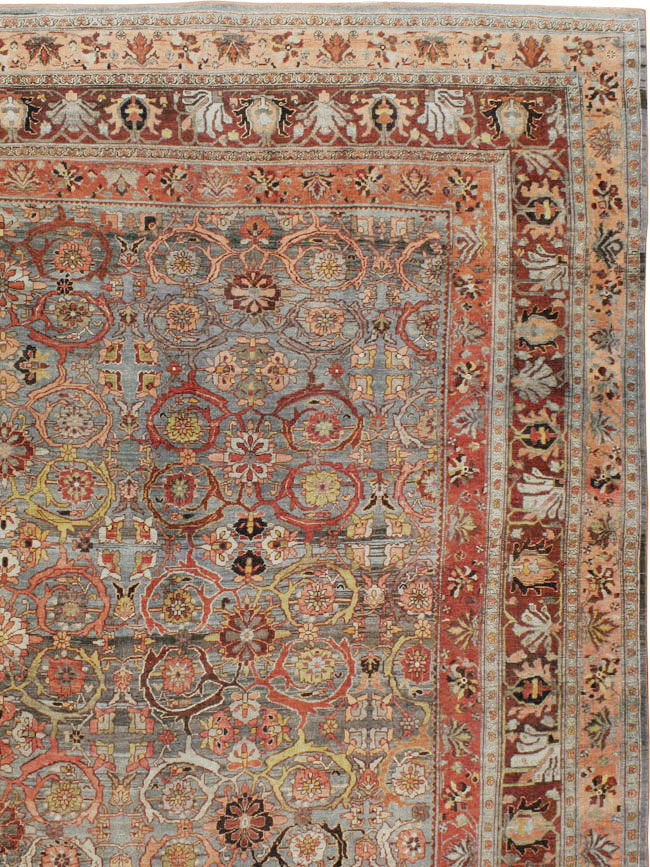 Antique Persian Bidjar Carpet, No.23196 - Staging