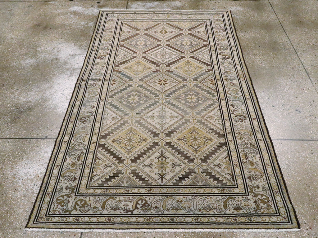 Antique Persian Malayer Rug, No.23201 - Staging