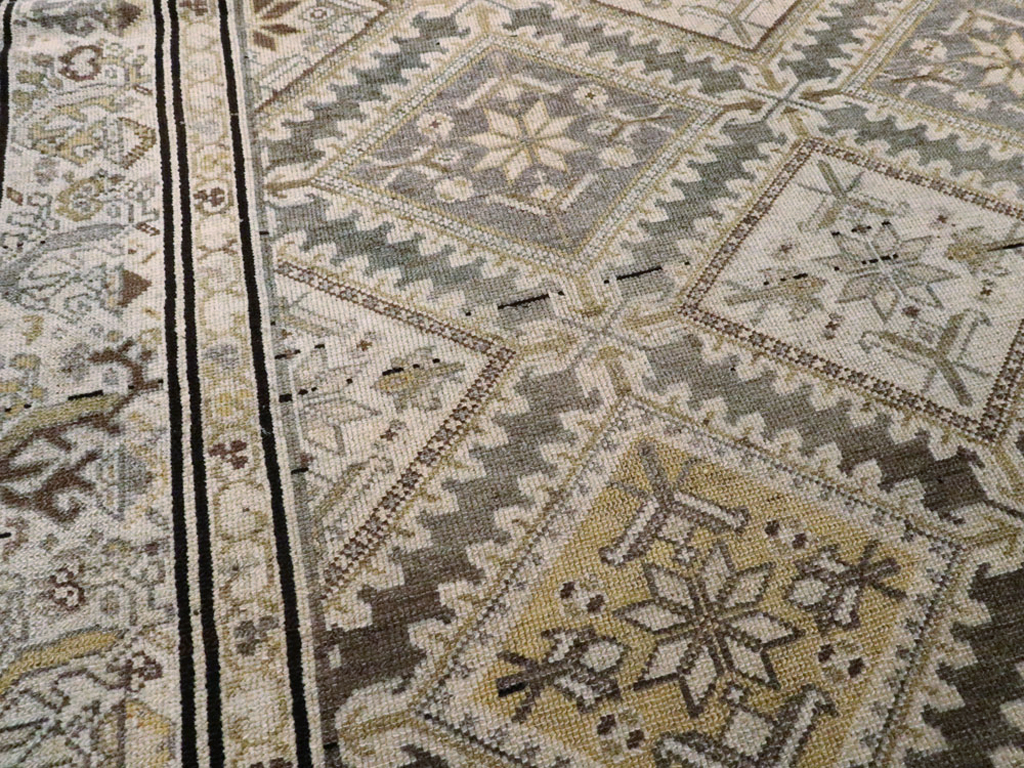 Antique Persian Malayer Rug, No.23201 - Staging