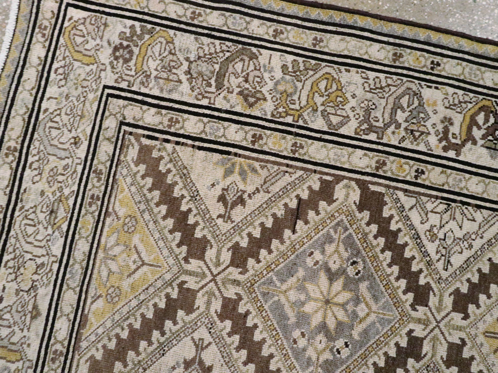 Antique Persian Malayer Rug, No.23201 - Staging