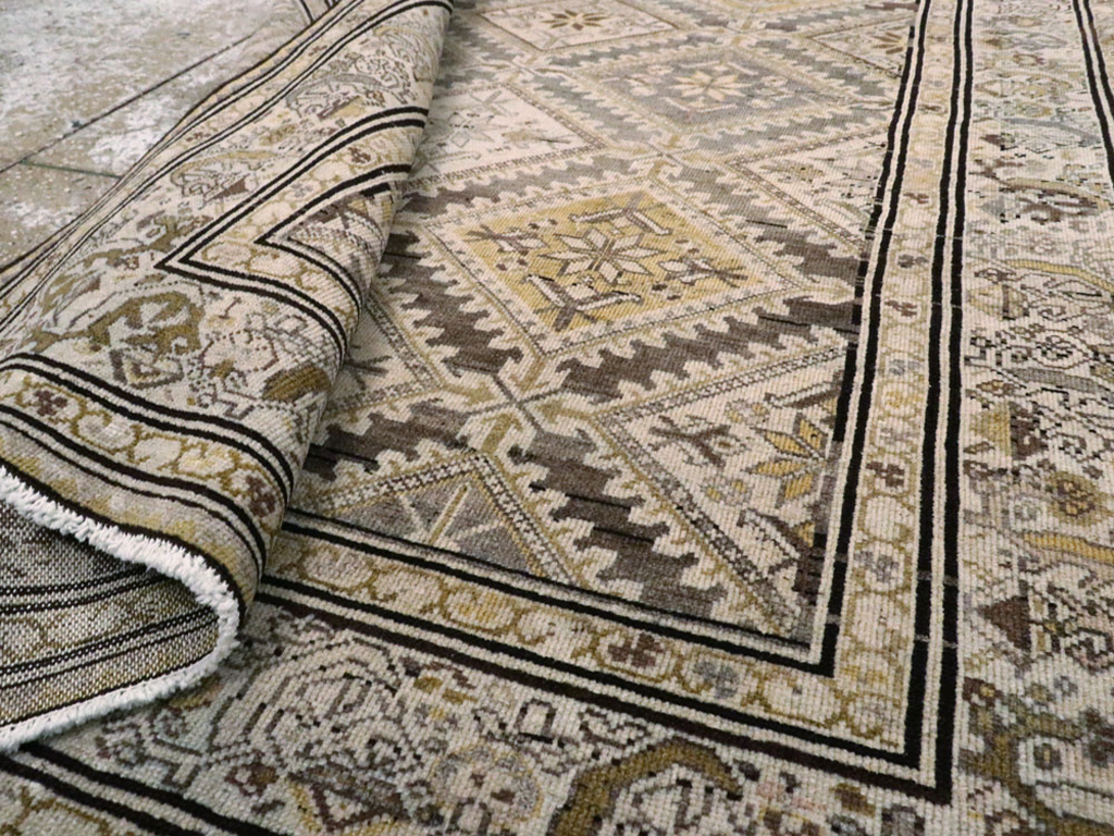 Antique Persian Malayer Rug, No.23201 - Staging