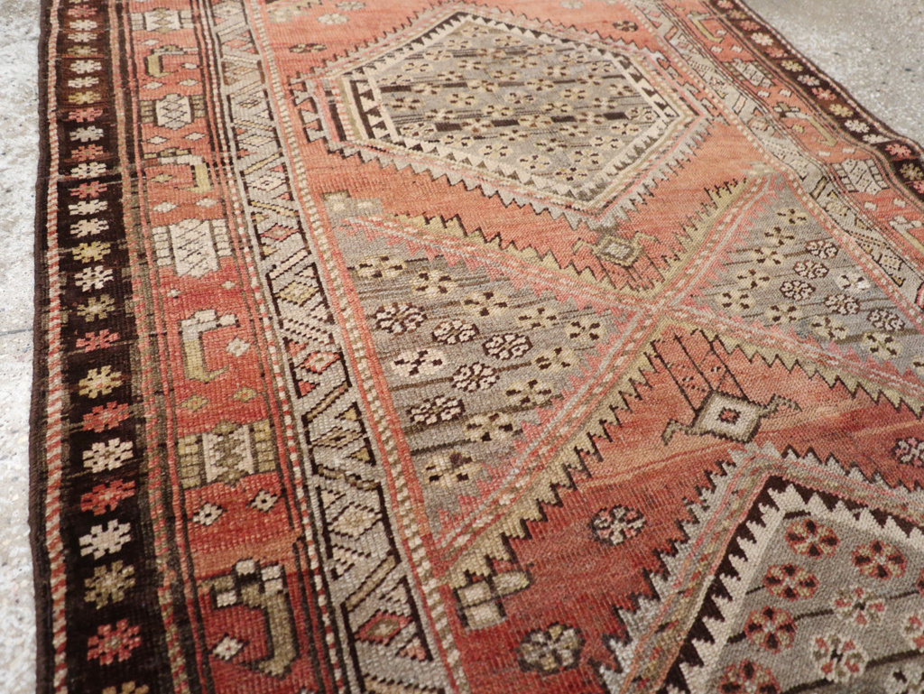 Antique Persian Bidjar Runner, No.23206 - Staging