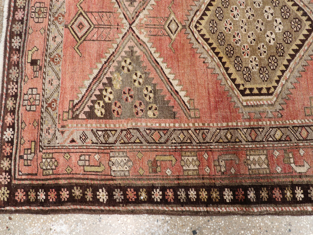 Antique Persian Bidjar Runner, No.23206 - Staging