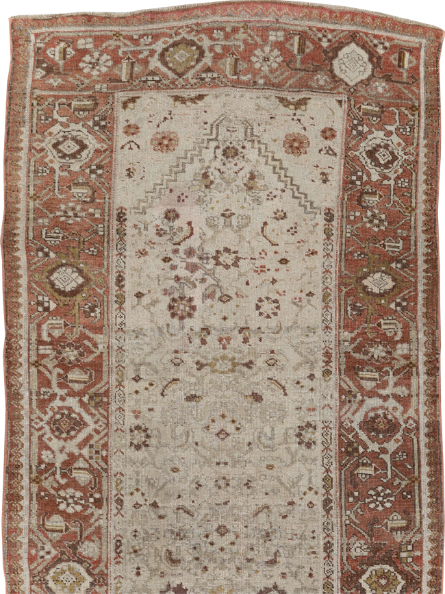 Antique Persian Bidjar Long Runner, No.23207 - Staging