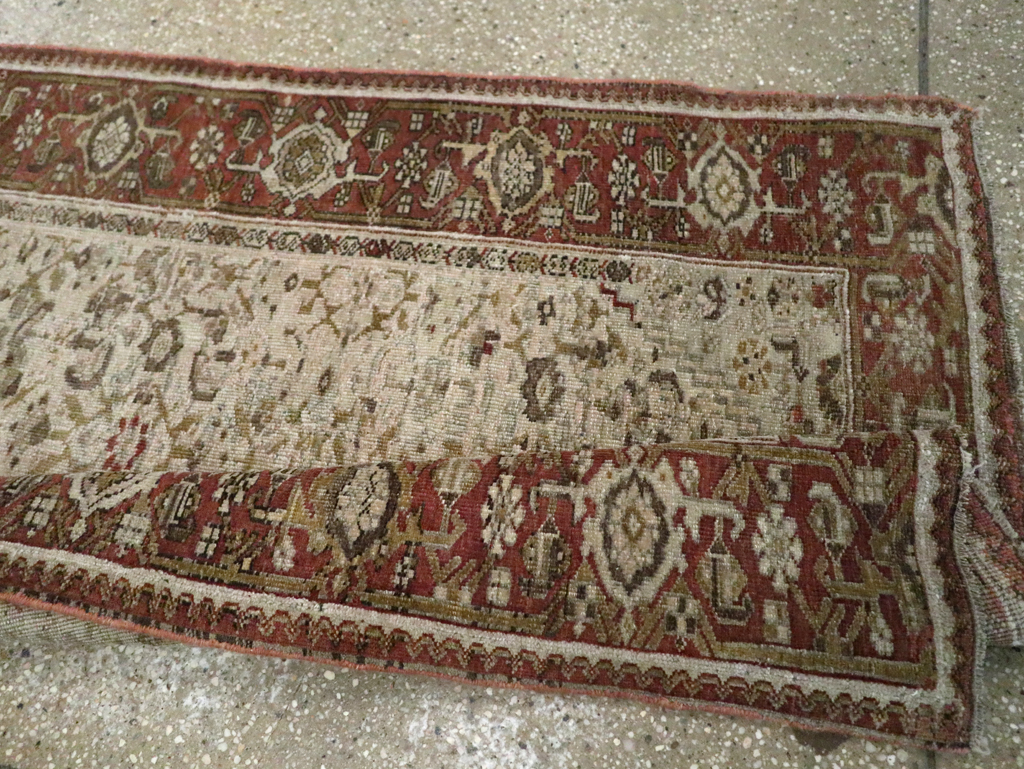 Antique Persian Bidjar Long Runner, No.23207 - Staging