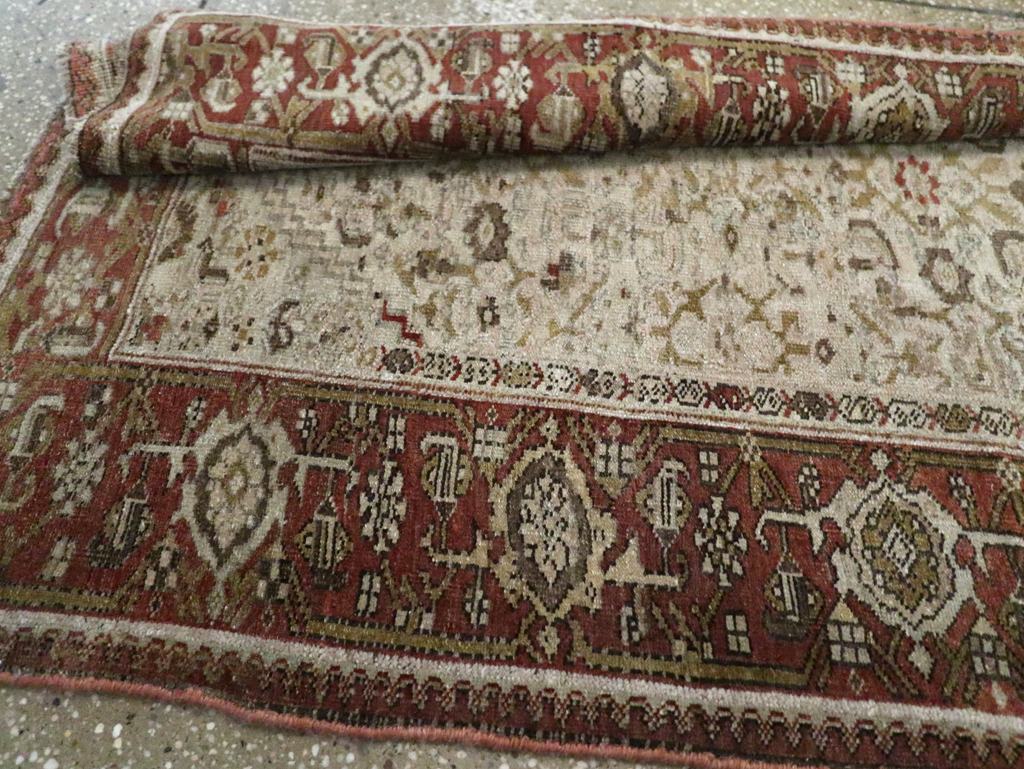 Antique Persian Bidjar Long Runner, No.23207 - Staging