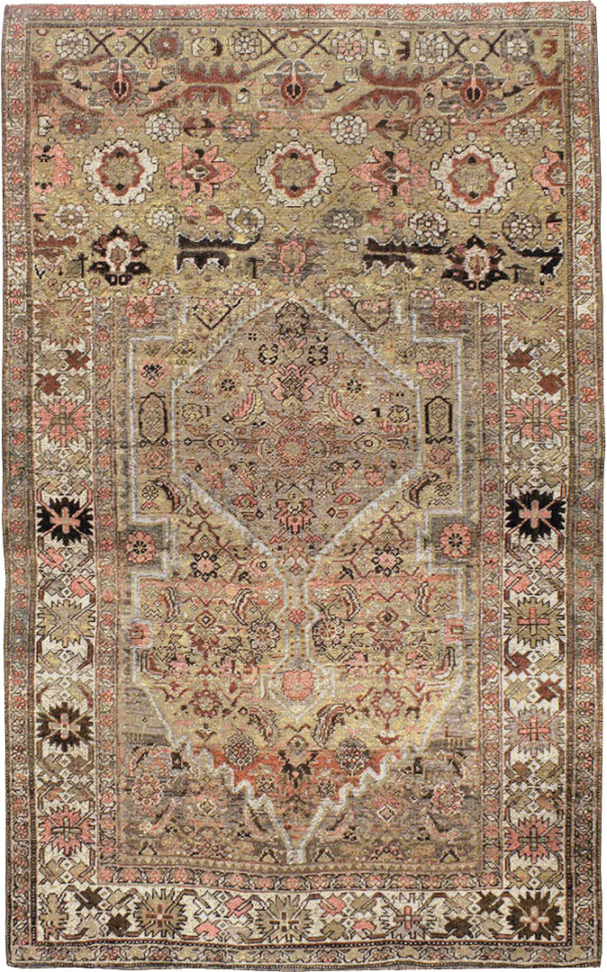 Antique Persian Bidjar Rug, No.23211 - Staging