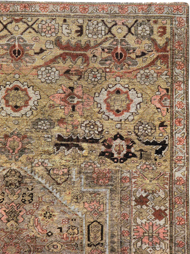 Antique Persian Bidjar Rug, No.23211 - Staging