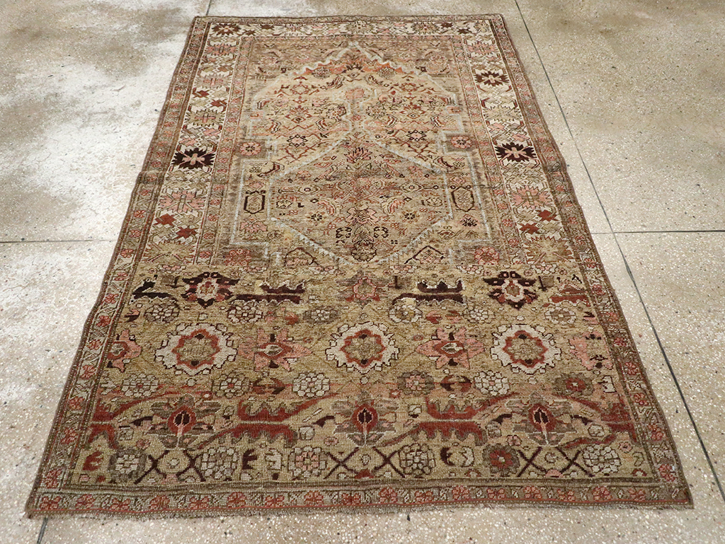 Antique Persian Bidjar Rug, No.23211 - Staging