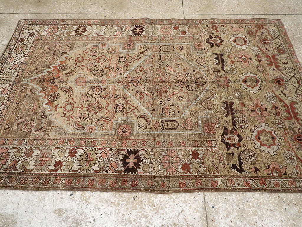 Antique Persian Bidjar Rug, No.23211 - Staging