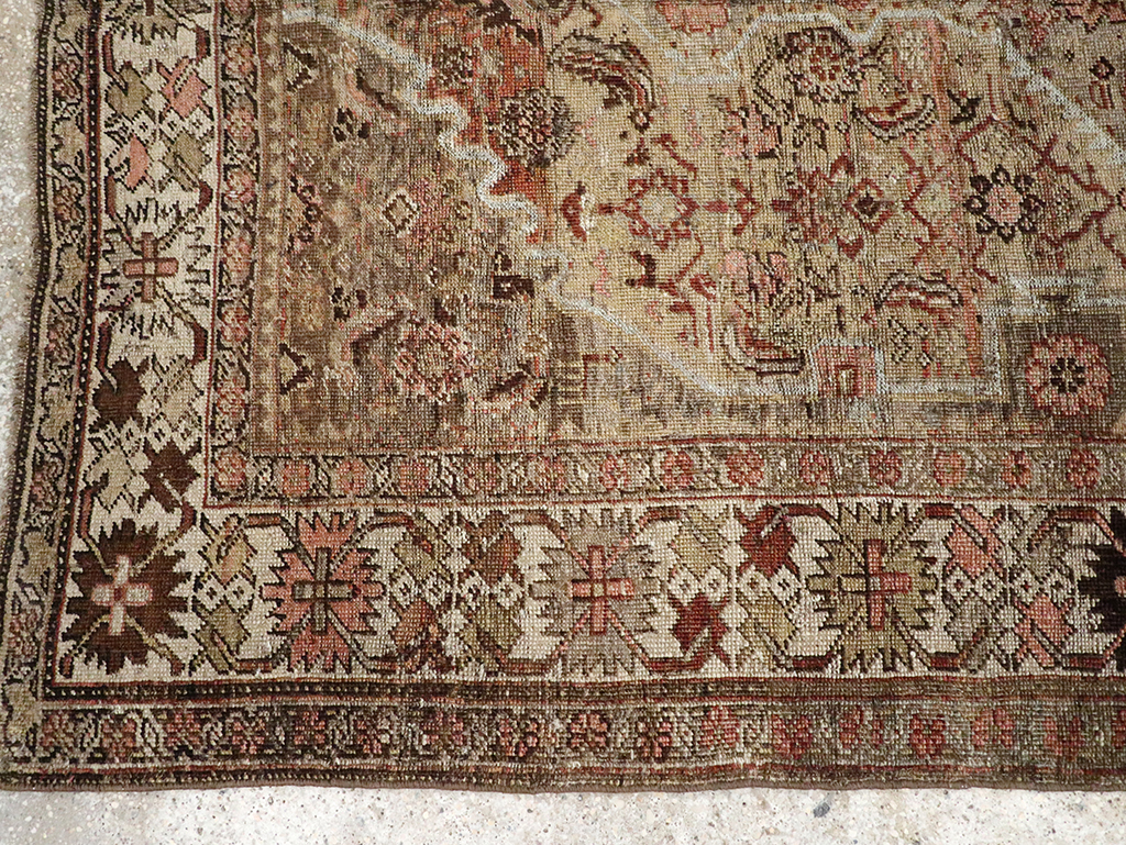 Antique Persian Bidjar Rug, No.23211 - Staging