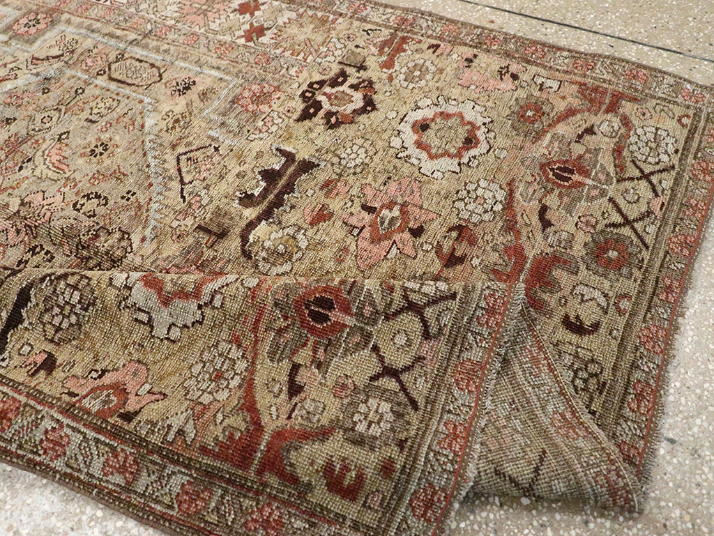 Antique Persian Bidjar Rug, No.23211 - Staging
