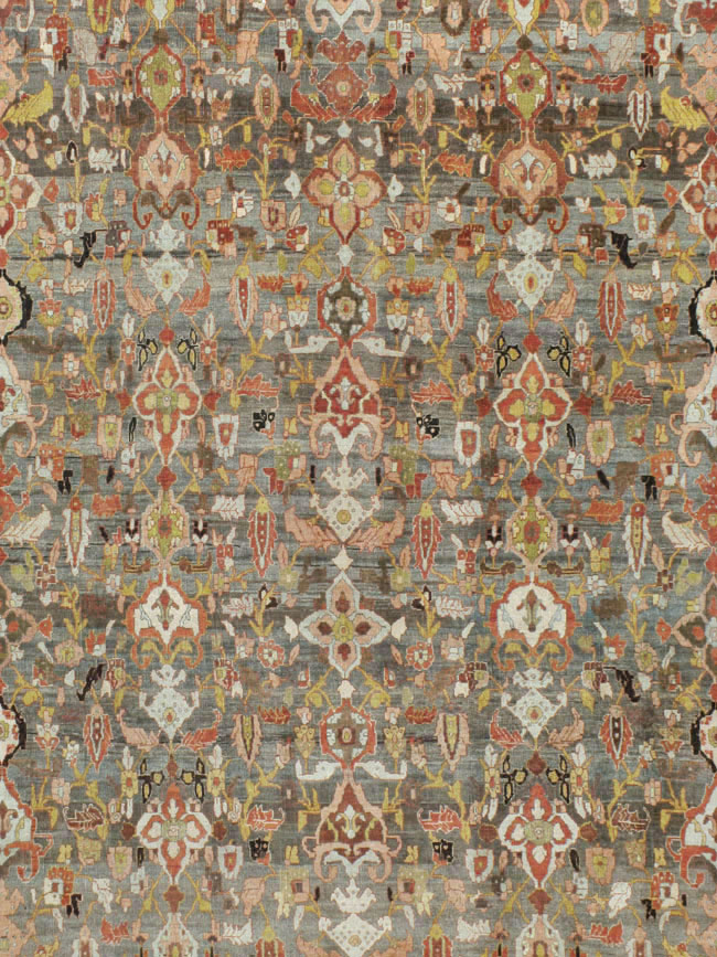 Antique Persian Bidjar Carpet, No.23213 - Staging