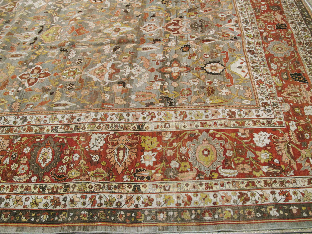 Antique Persian Bidjar Carpet, No.23213 - Staging