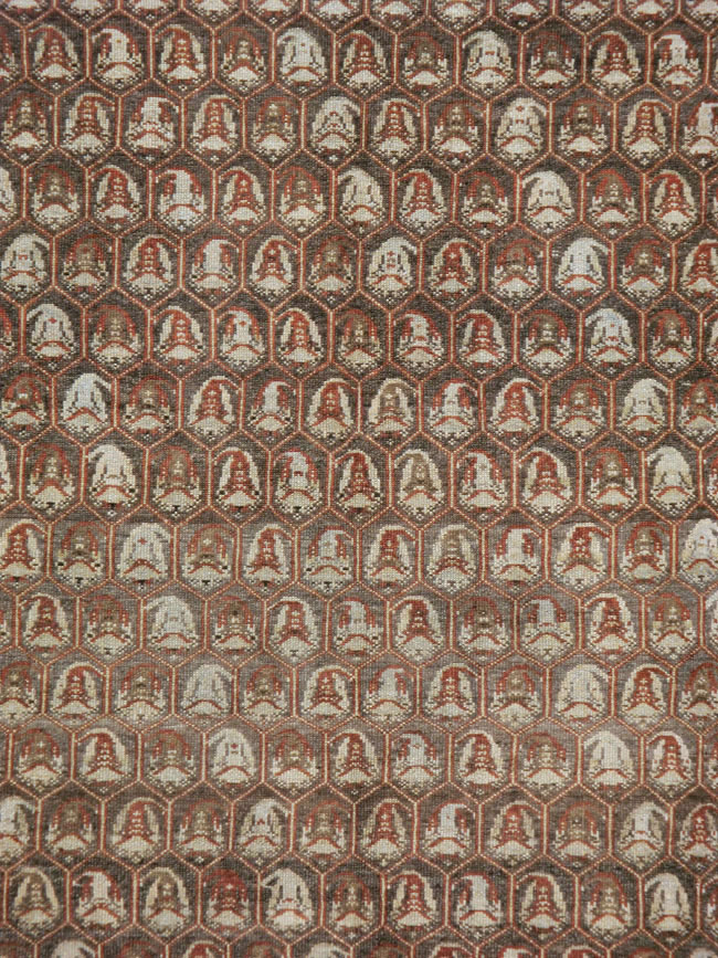 Vintage Persian Malayer Gallery Carpet, No.23217 - Staging