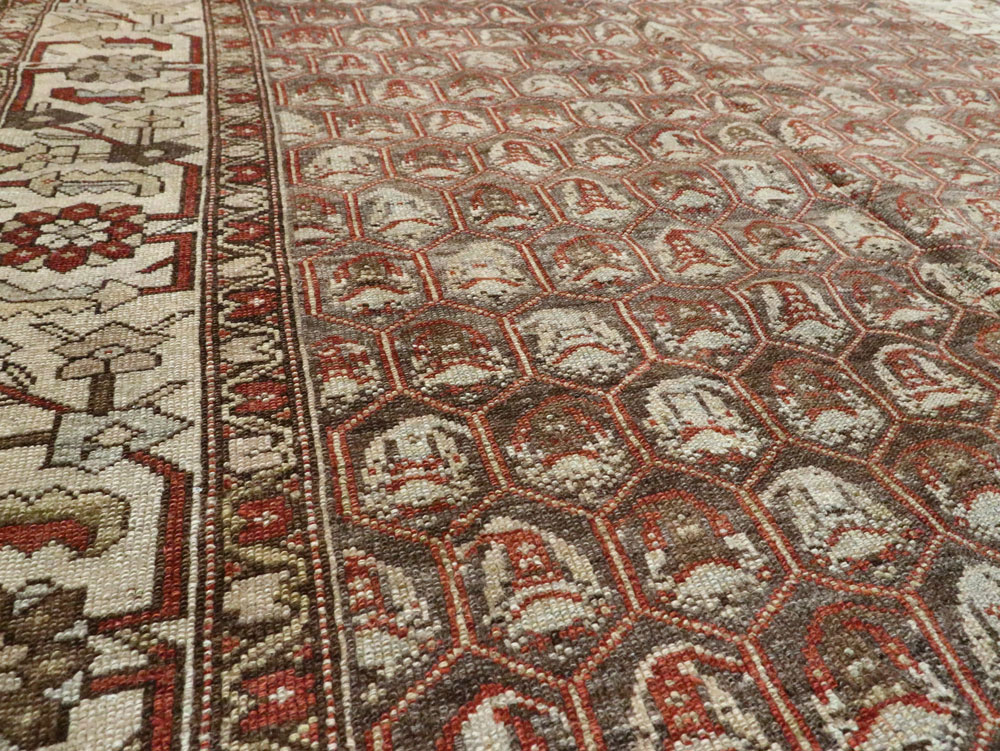 Vintage Persian Malayer Gallery Carpet, No.23217 - Staging