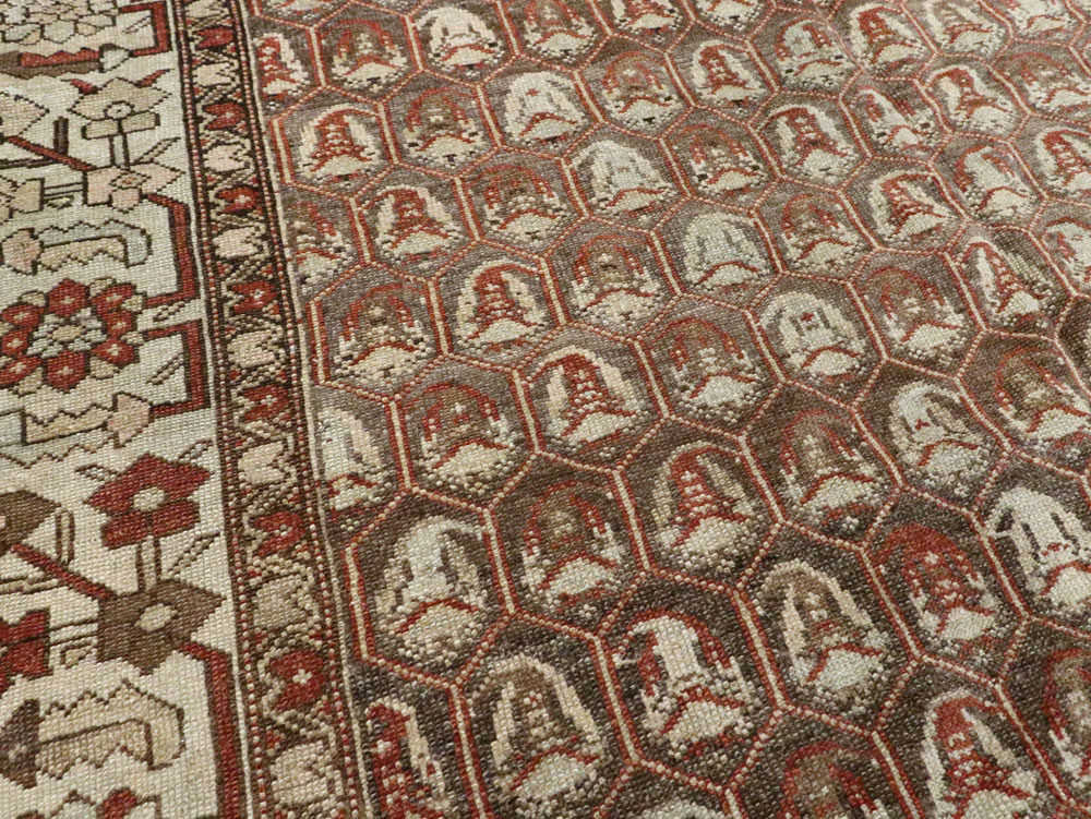 Vintage Persian Malayer Gallery Carpet, No.23217 - Staging