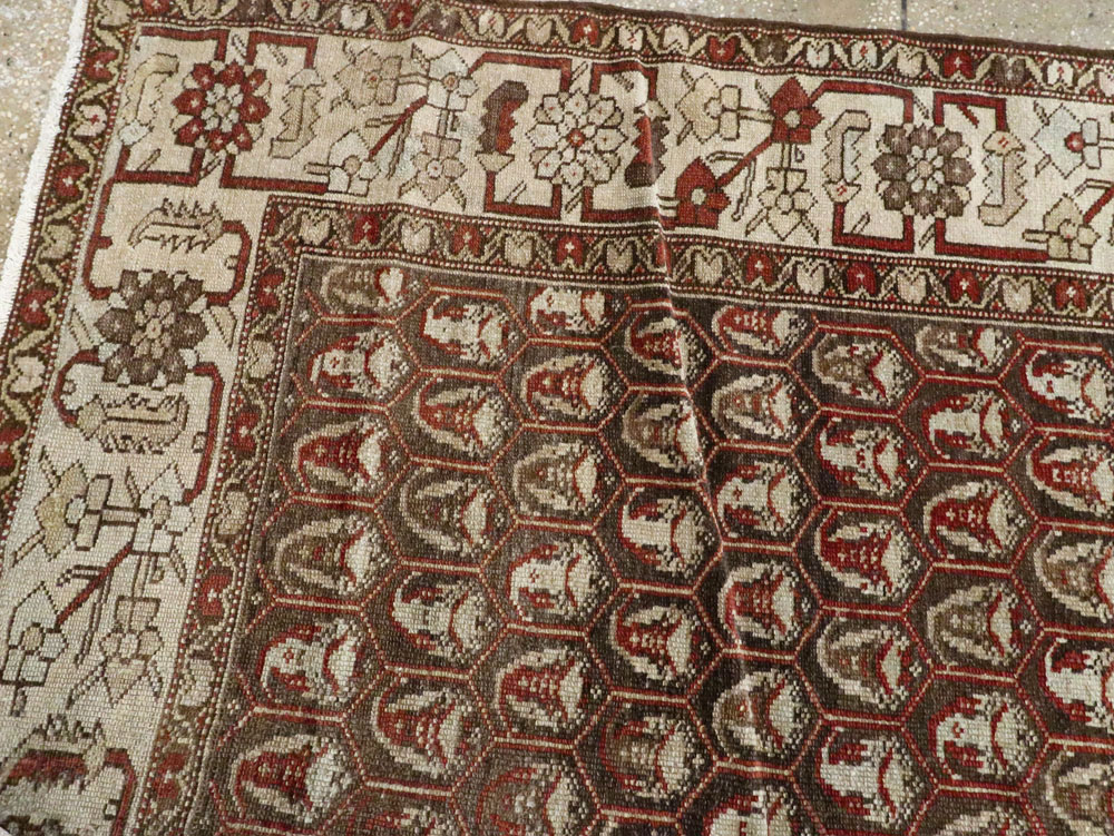 Vintage Persian Malayer Gallery Carpet, No.23217 - Staging