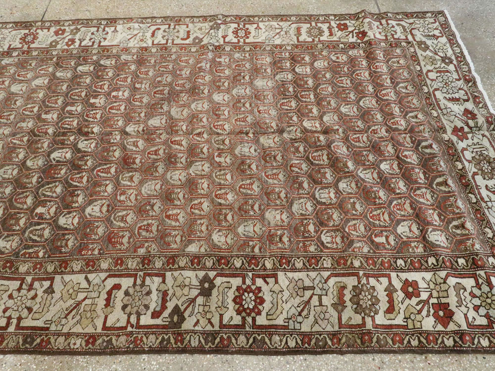 Vintage Persian Malayer Gallery Carpet, No.23217 - Staging