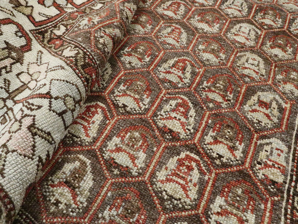 Vintage Persian Malayer Gallery Carpet, No.23217 - Staging