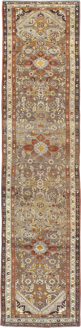 Vintage Persian Malayer Runner, No.23224 - Staging