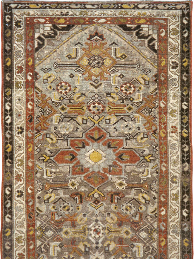 Vintage Persian Malayer Runner, No.23224 - Staging