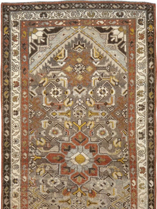 Vintage Persian Malayer Runner, No.23224 - Staging