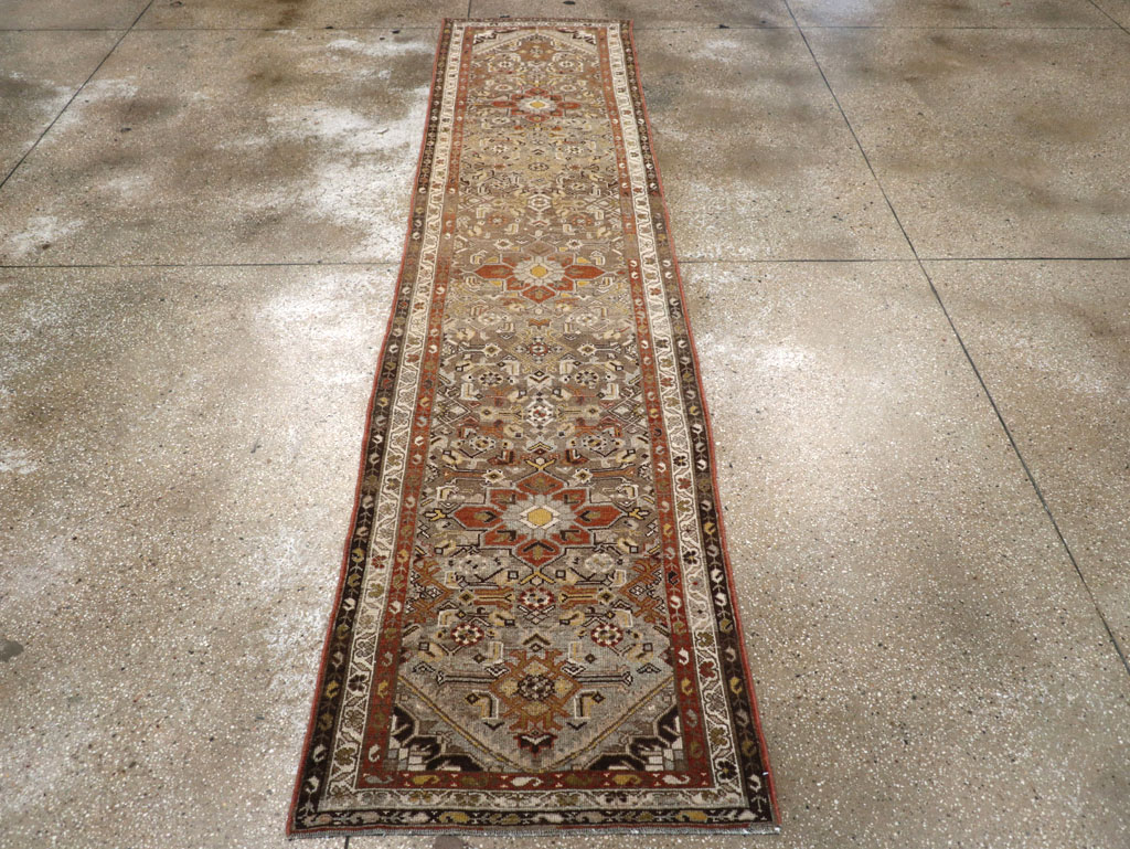 Vintage Persian Malayer Runner, No.23224 - Staging