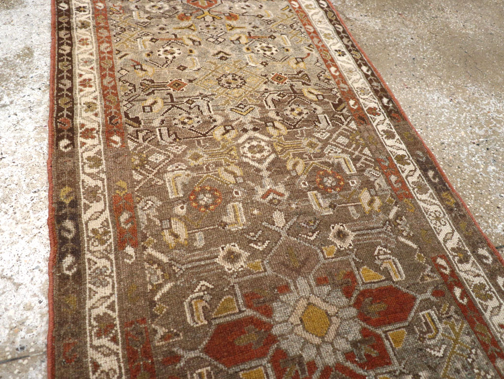 Vintage Persian Malayer Runner, No.23224 - Staging