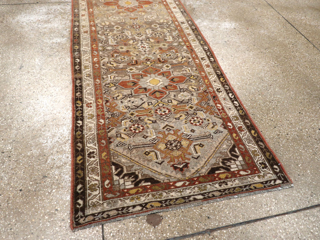 Vintage Persian Malayer Runner, No.23224 - Staging